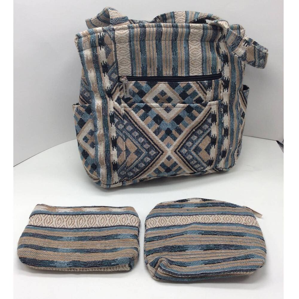 Canyon Sky Purse with Matching Makeup Bag and Coin Purse